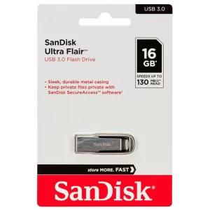 Flash metallic  Ultra flair Sandisk Flash  drive 16gb
